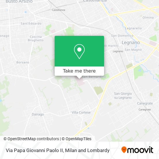 Via Papa Giovanni Paolo II map
