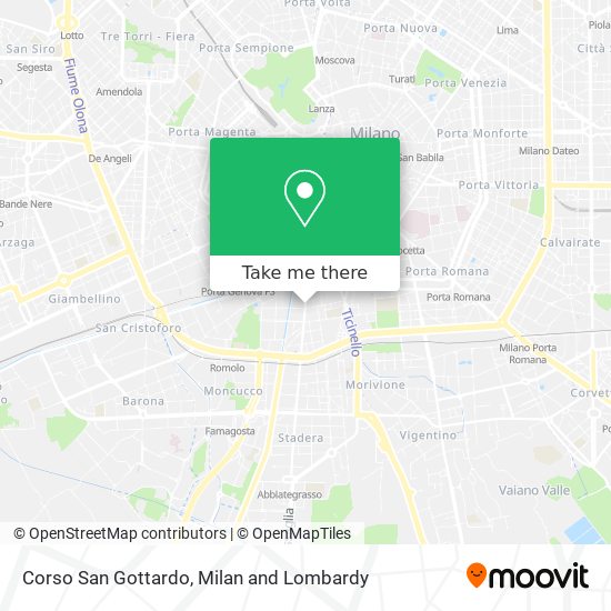 Corso San Gottardo map