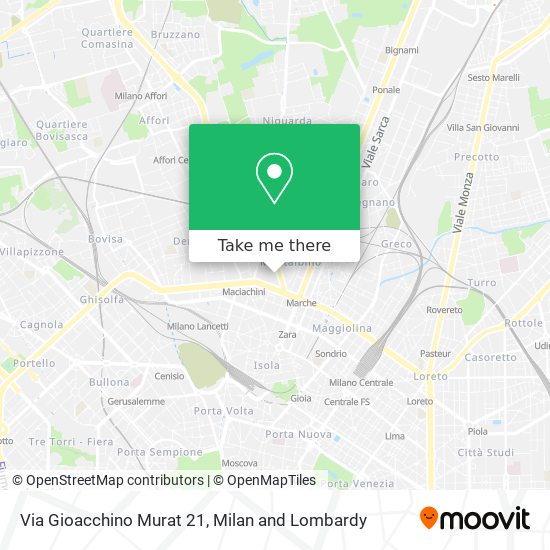 Via Gioacchino Murat 21 map