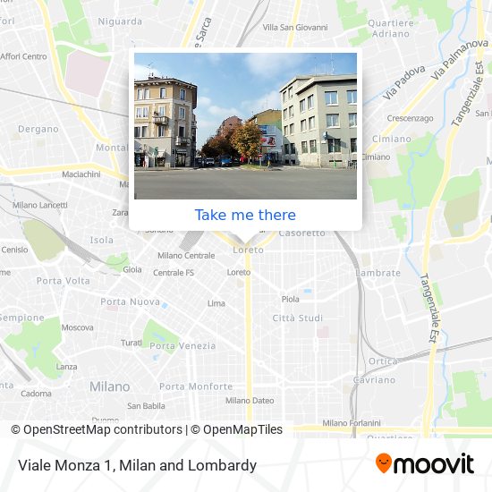 Viale Monza 1 map