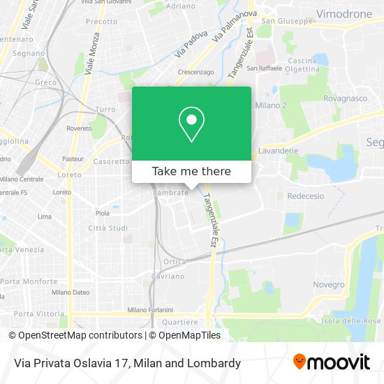 Via Privata Oslavia 17 map
