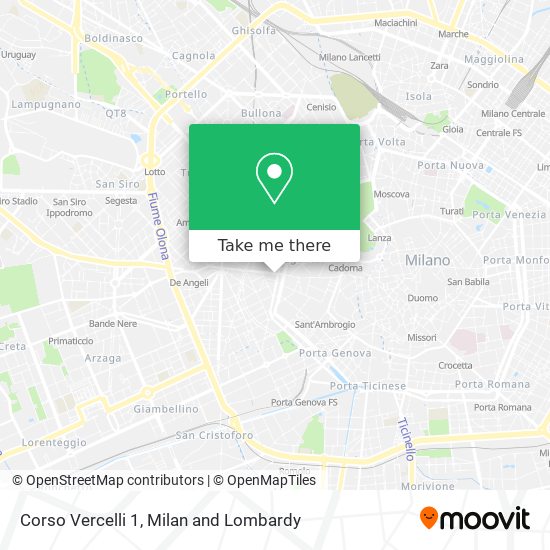 Corso Vercelli 1 map