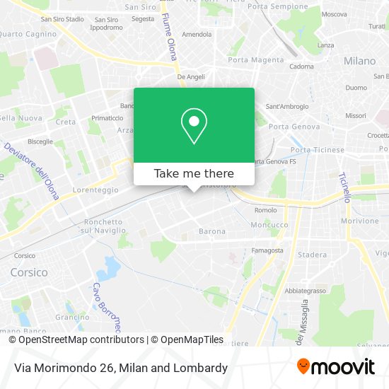 Via Morimondo 26 map