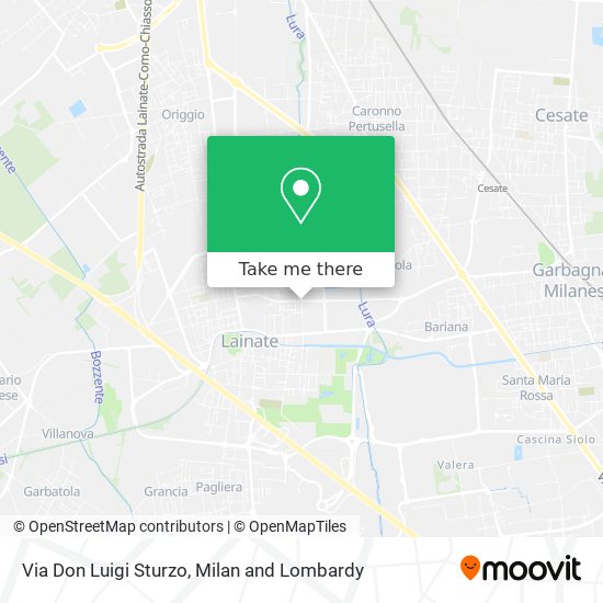 Via Don Luigi Sturzo map