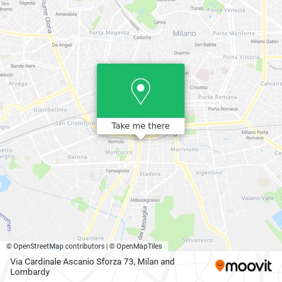 Via Cardinale Ascanio Sforza 73 map