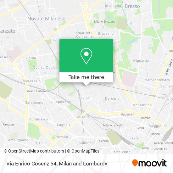 Via Enrico Cosenz 54 map