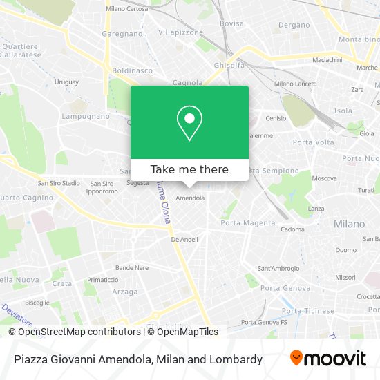 Piazza Giovanni Amendola map