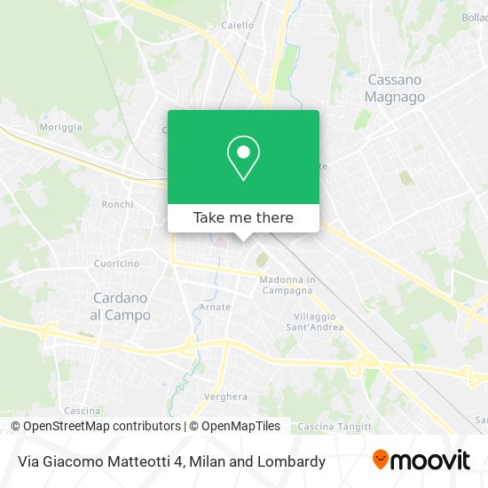 Via Giacomo Matteotti 4 map