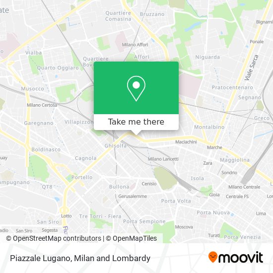 Piazzale Lugano map
