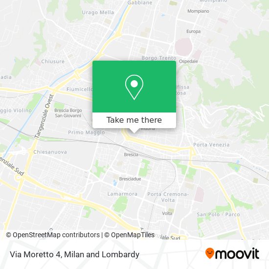 Via Moretto 4 map