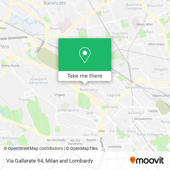 Via Gallarate 94 map