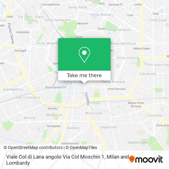 Viale Col di Lana angolo Via Col Moschin 1 map