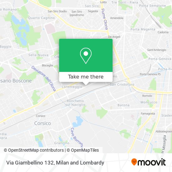 Via Giambellino 132 map