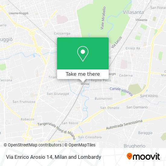 Via Enrico Arosio 14 map