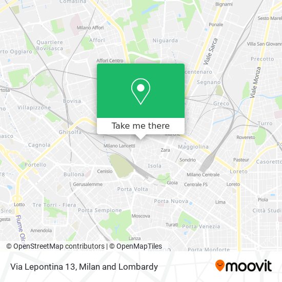 Via Lepontina 13 map
