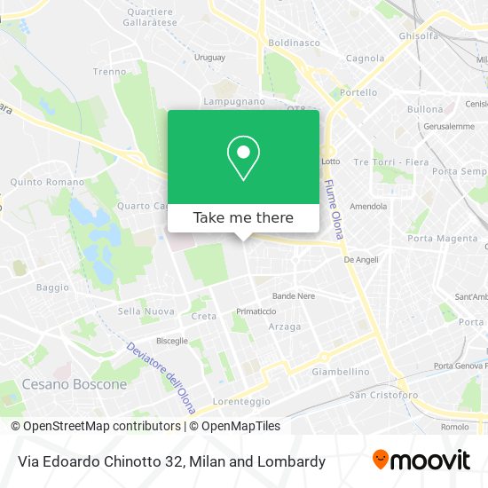 Via Edoardo Chinotto 32 map