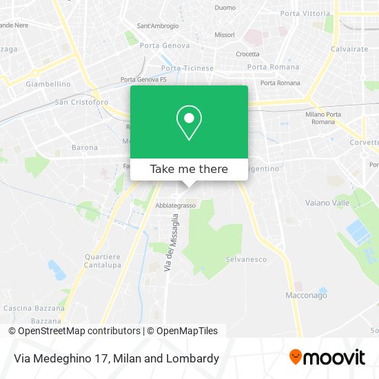 Via Medeghino 17 map