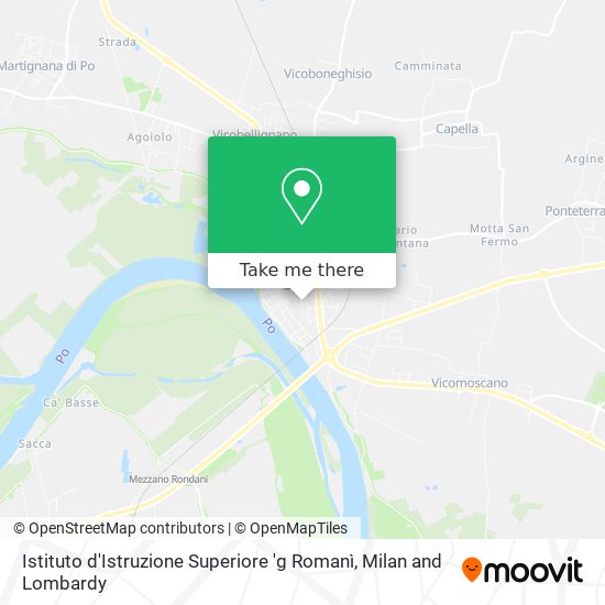 Istituto d'Istruzione Superiore 'g Romanì map