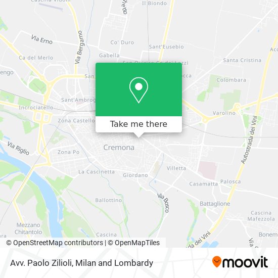 Avv. Paolo Zilioli map