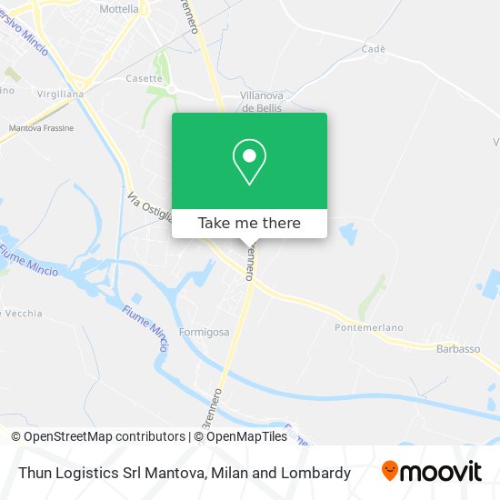 Thun Logistics Srl Mantova map