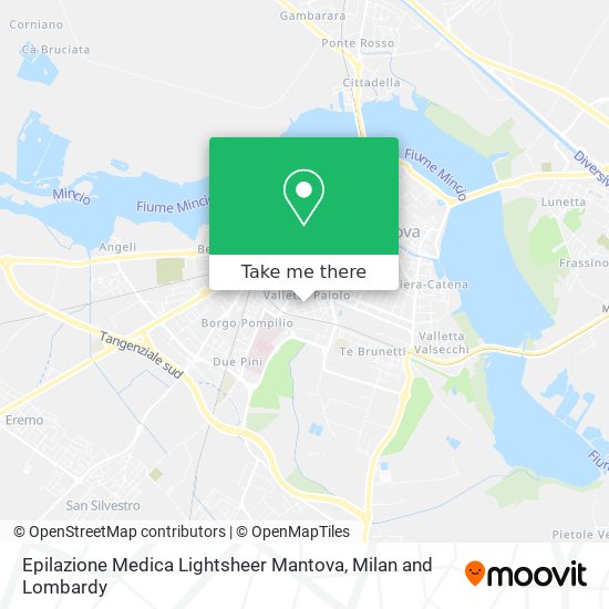 Epilazione Medica Lightsheer Mantova map