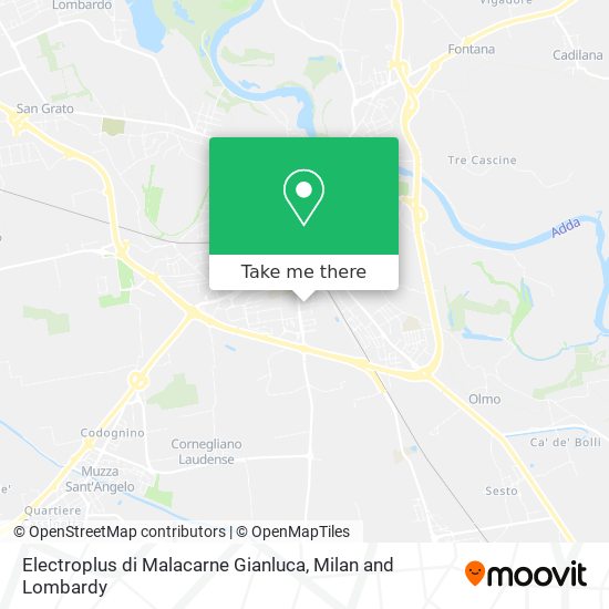 Electroplus di Malacarne Gianluca map