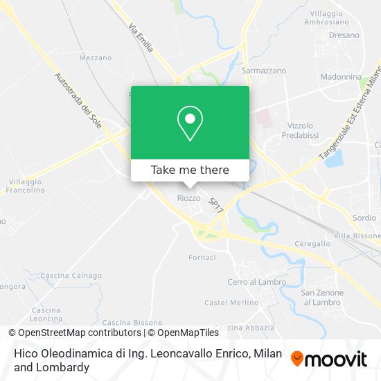Hico Oleodinamica di Ing. Leoncavallo Enrico map