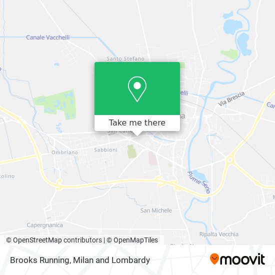 Brooks Running map