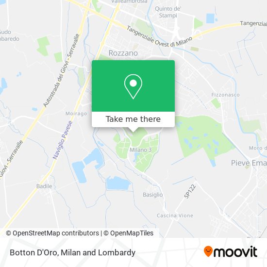 Botton D'Oro map