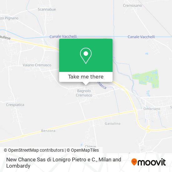 New Chance Sas di Lonigro Pietro e C. map