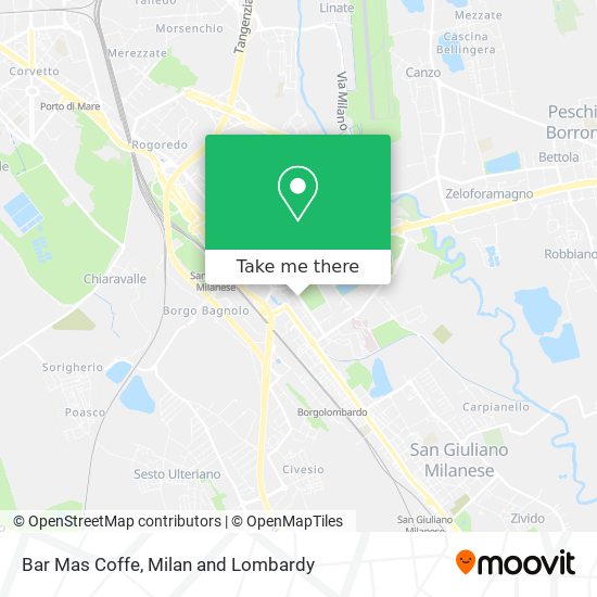 Bar Mas Coffe map