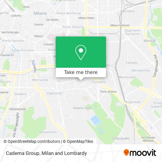 Cadema Group map