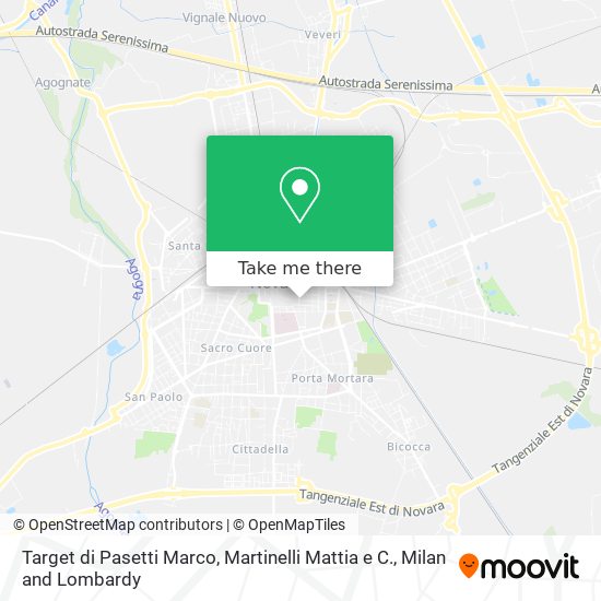 Target di Pasetti Marco, Martinelli Mattia e C. map