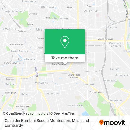 Casa dei Bambini Scuola Montessori map