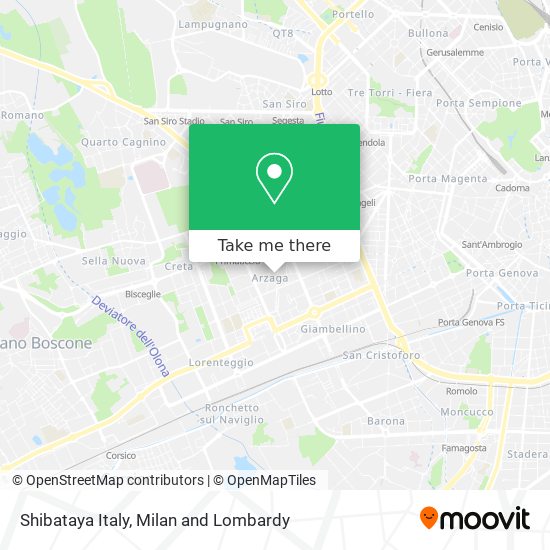 Shibataya Italy map