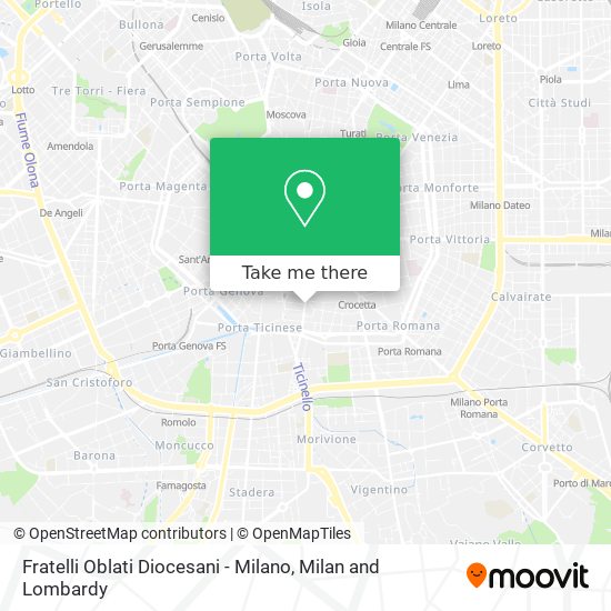 Fratelli Oblati Diocesani - Milano map