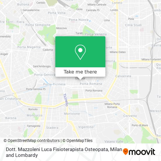 Dott. Mazzoleni Luca Fisioterapista Osteopata map