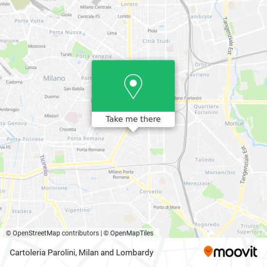 Cartoleria Parolini map