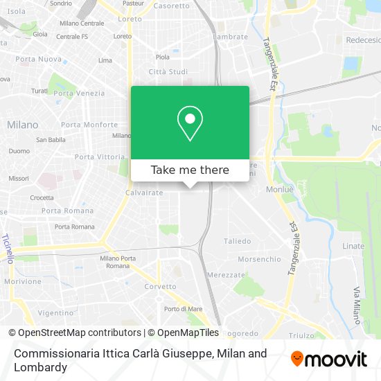 Commissionaria Ittica Carlà Giuseppe map