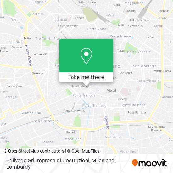 Edilvago Srl Impresa di Costruzioni map