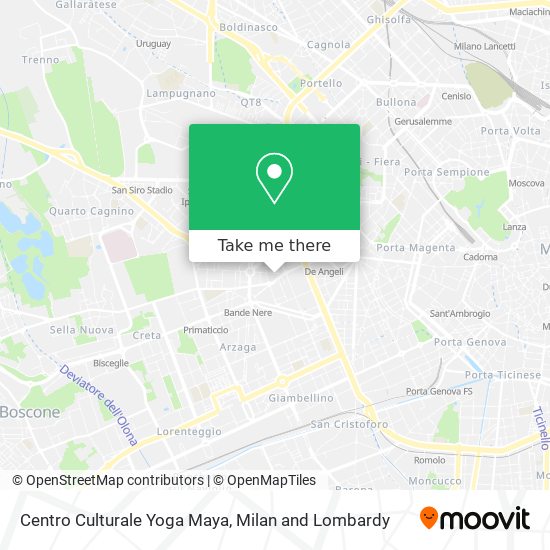 Centro Culturale Yoga Maya map