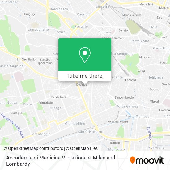 Accademia di Medicina Vibrazionale map