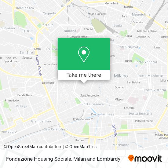 Fondazione Housing Sociale map