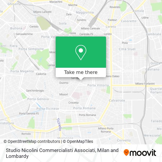 Studio Nicolini Commercialisti Associati map
