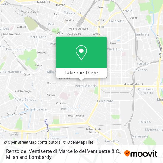 Renzo del Ventisette di Marcello del Ventisette & C. map