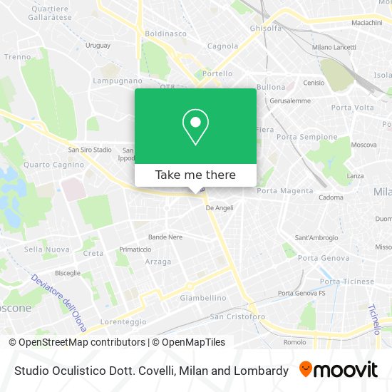 Studio Oculistico Dott. Covelli map