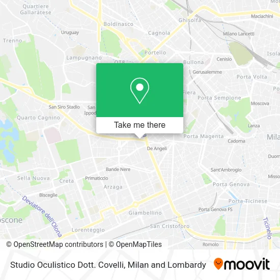Studio Oculistico Dott. Covelli map