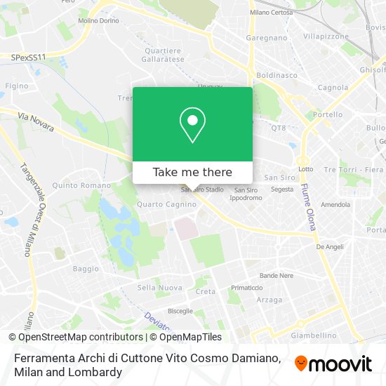 Ferramenta Archi di Cuttone Vito Cosmo Damiano map
