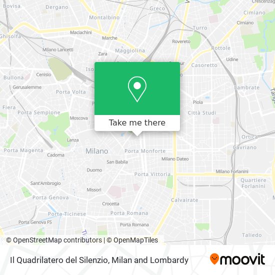 Il Quadrilatero del Silenzio map