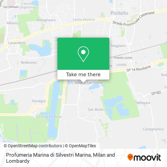 Profumeria Marina di Silvestri Marina map